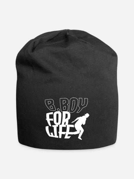 BBOY FOR LIFE - Bonnet en jersey - noir