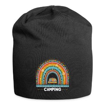 Rainbow Camping Tentes Holiday Time Out Caravane - Bonnet en jersey - noir - Devant