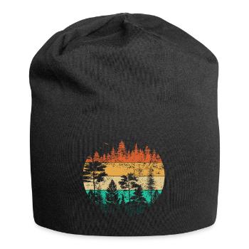 Jäger Bergsteiger Wanderer Abenteuer - Jersey-Beanie - Schwarz - Vorne