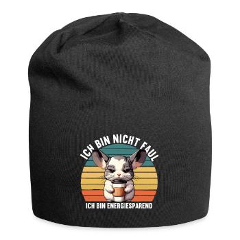 Ich Bin Nicht Faul Chinchilla Chinchillas Nager - Jersey-Beanie - Schwarz - Vorne