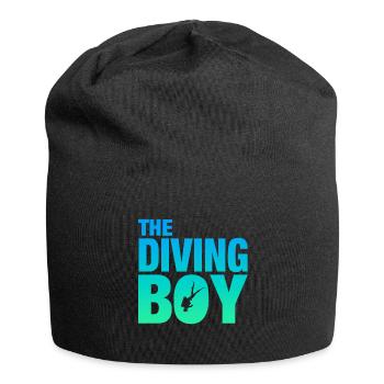 The Diving Boy, Tauchen, Diving - Jersey-Beanie - Schwarz - Vorne