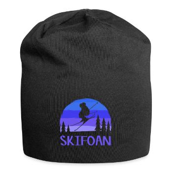 SKIFAHREN - Jersey-Beanie - Schwarz - Vorne