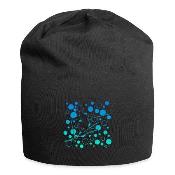 Skiing Ski Skier - Jersey-Beanie - Schwarz - Vorne