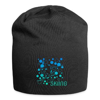 Skiing Ski skiing - Jersey-Beanie - Schwarz - Vorne
