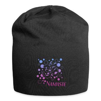 Namaste - Jersey-Beanie - Schwarz - Vorne
