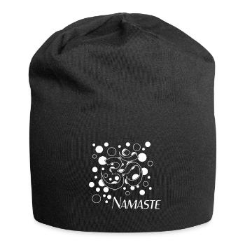 Namaste - Jersey-Beanie - Schwarz - Vorne