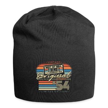 Original 1954 Vintage Birthday Vintage Retro - Jersey Beanie - black - Front