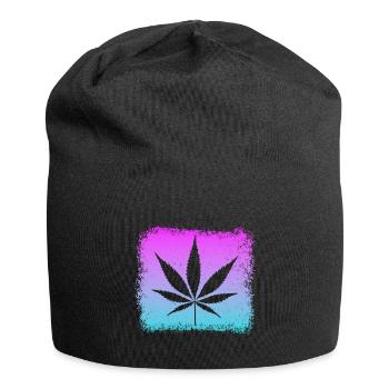 Kiffen - Jersey-Beanie - Schwarz - Vorne