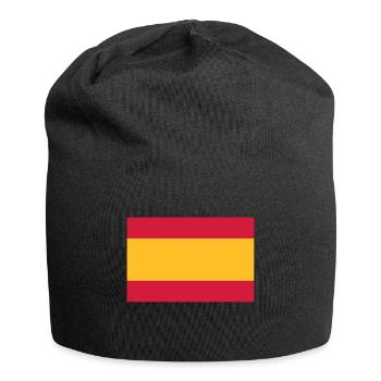 National Flag Of Spain - Jersey Beanie - black - Front