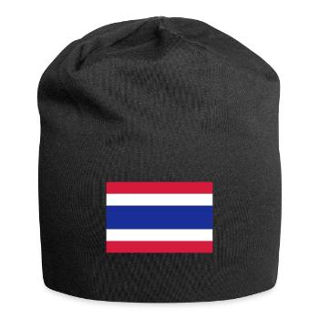 National Flag Of Thailand - Jersey Beanie - black - Front