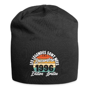 Cadeau Les légendes sont nées en Décembre 1996 - Bonnet en jersey - noir - Devant