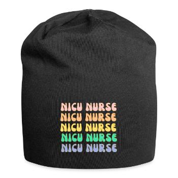 infirmière à l’USIN. - Bonnet en jersey - noir - Devant