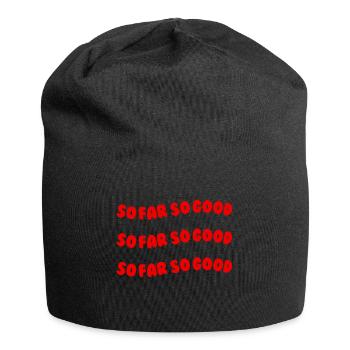 So far so good red - Jersey Beanie - black - Front