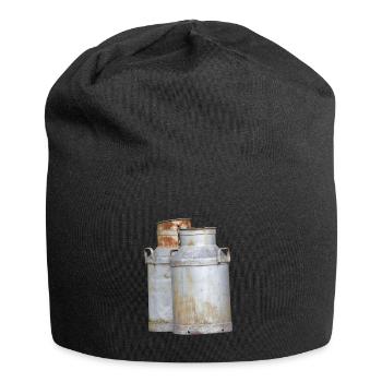 lait - Bonnet en jersey - noir - Devant