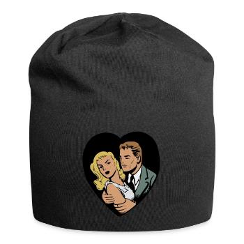 Paire Pop Art - Bonnet en jersey - noir - Devant