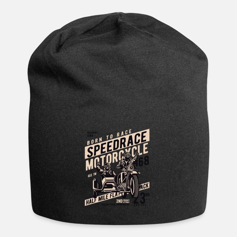 Speedrace motorcycle - Jersey Beanie - black