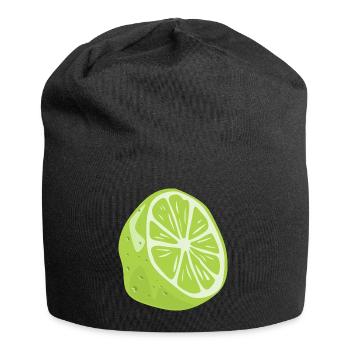 LIME ARE THE BEST - Jersey Beanie - black - Front