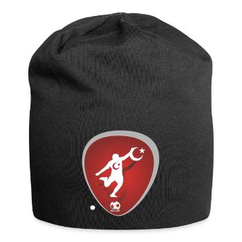 Fussball Tuerkei - Jersey-Beanie - Schwarz - Vorne