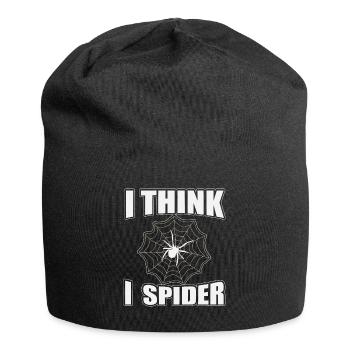 Lustiger Denglisch Spruch Denglisch Sprüche - Jersey-Beanie - Schwarz - Vorne
