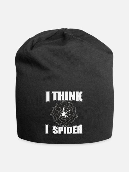 Lustiger Denglisch Spruch Denglisch Sprüche - Jersey-Beanie - Schwarz