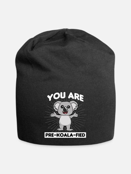 Koala Eucalyptus Australia - Jersey Beanie - black