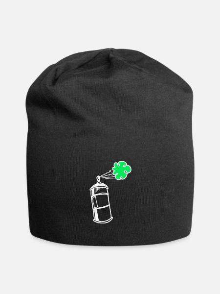 graffiti - Jersey Beanie - black