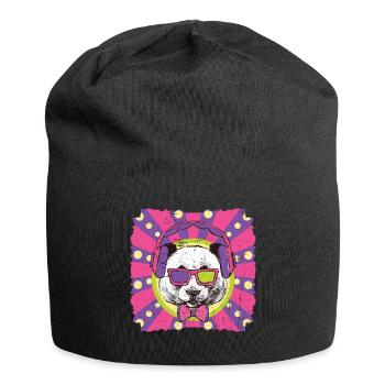 Funky Panda - Jersey-Beanie - Schwarz - Vorne