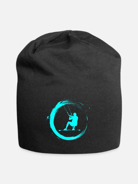 kiter - Jersey-Beanie - Schwarz