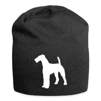 Airedale Terrier - Jersey Beanie - black - Front