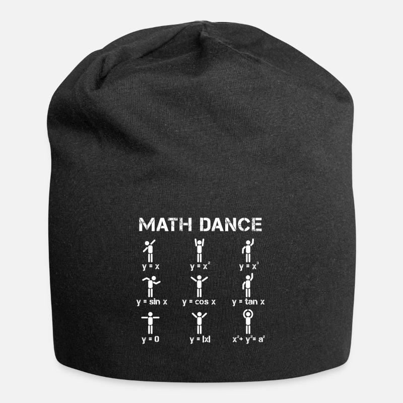 Fonction de danse mathématique - Bonnet en jersey - noir