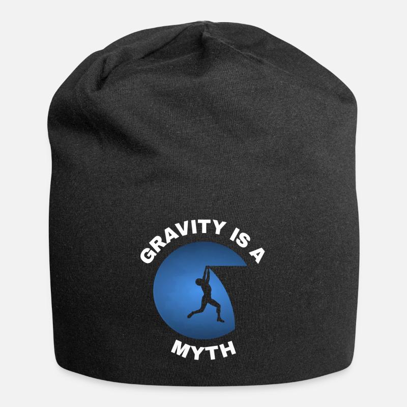 Gravity is a Myth - Jersey-Beanie - Schwarz