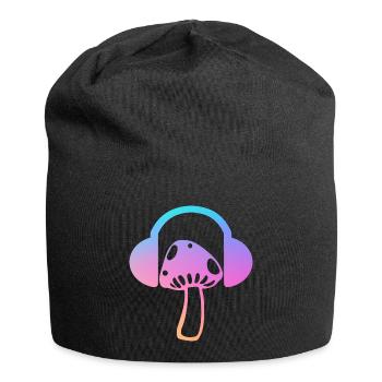 Psytrance Festival Gift - Jersey Beanie - black - Front