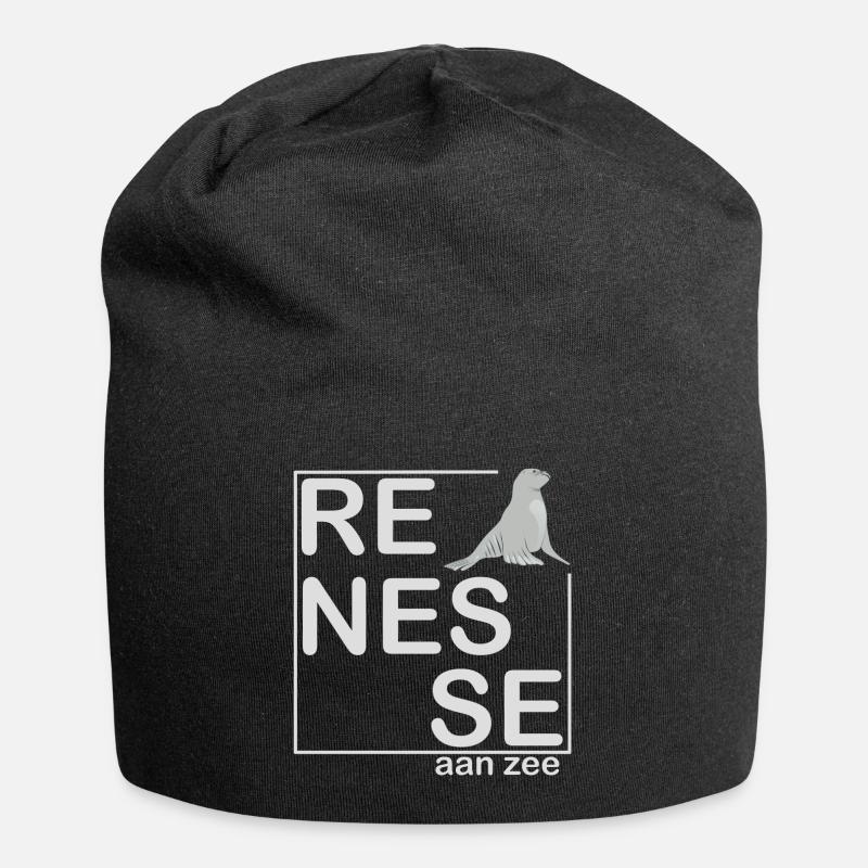 Renesse aan zee phoque - Bonnet en jersey - noir