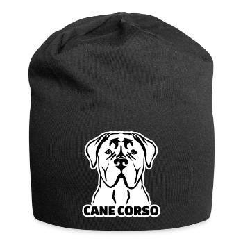 Cane Corso - Bonnet en jersey - noir - Devant