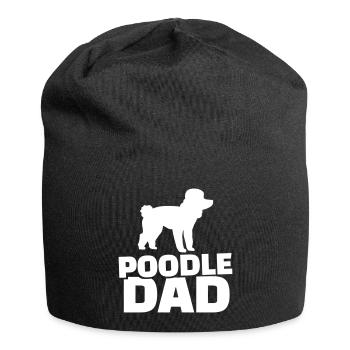 caniche - Bonnet en jersey - noir - Devant