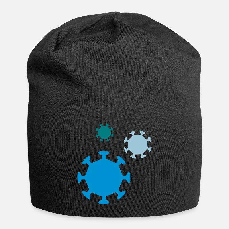 Virus - Jersey-Beanie - Schwarz