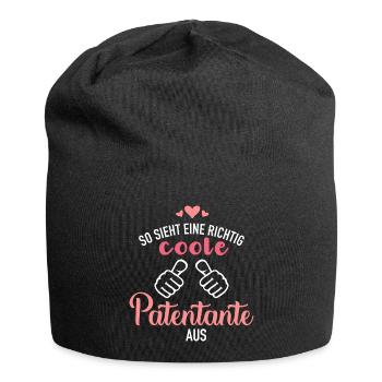 Patentante - Jersey-Beanie - Schwarz - Vorne