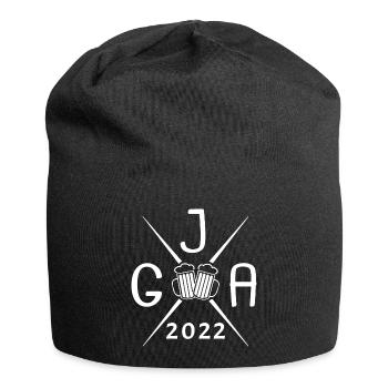 2022 Junggesellenabschied - Jersey-Beanie - Schwarz - Vorne