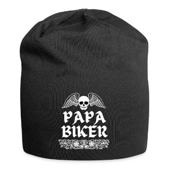 papa biker - Bonnet en jersey - noir - Devant