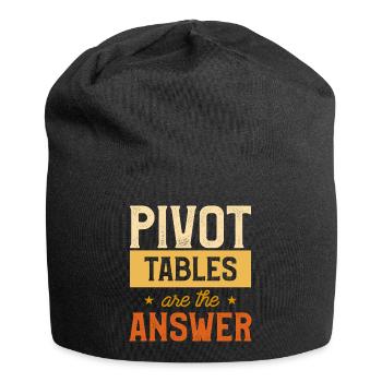 Funny Data Science Gift For A Data Scientist - Jersey-Beanie - Schwarz - Vorne