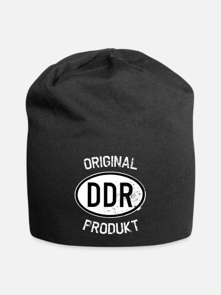 Original DDR Produkt - Retro Vintage Ostalgie - Jersey-Beanie - Schwarz