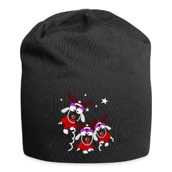 Reindeer Ladies Noël - Bonnet en jersey - noir - Devant