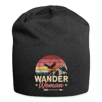 Wander Woman - Jersey-Beanie - Schwarz - Vorne