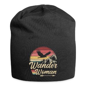 Wander Woman - Jersey-Beanie - Schwarz - Vorne