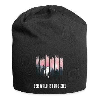 waldbaden naturerlebnis yeti im black forest - Jersey-Beanie - Schwarz - Vorne