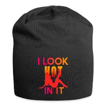 I Look Hot In It - Jersey-Beanie - Schwarz - Vorne