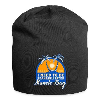 I Need To Be Seahabilitated Manele Bay Summer - Jersey-Beanie - Schwarz - Vorne