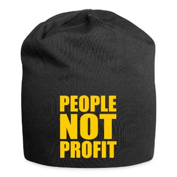 People not profit - Jersey-Beanie - Schwarz - Vorne