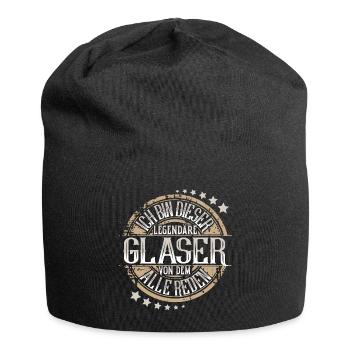 Glaser - Jersey-Beanie - Schwarz - Vorne