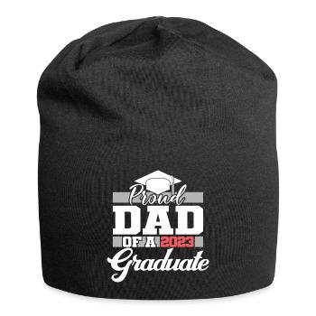 Fier papa d’un diplôme d’études supérieures pour hommes en 2023 - Bonnet en jersey - noir - Devant